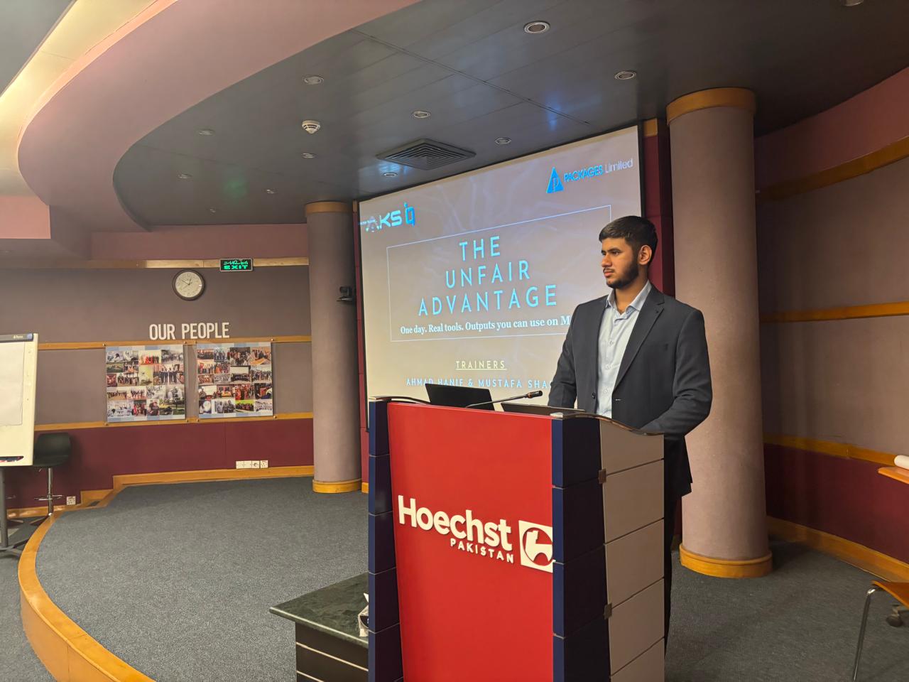 Hoechst Pakistan training session